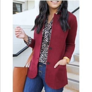 J Crew Factory Sweater Blazer XS
